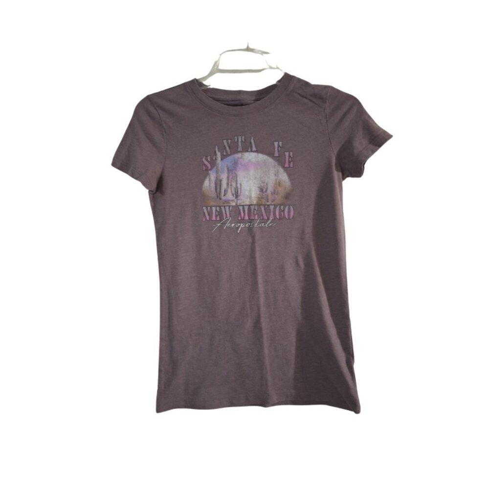 Girl's Aeropostale Santa Fe New Mexico Crew Neck Tee